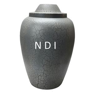 Urnes de crémation commémoratives de souvenir Conteneur de cendres funéraires de haute qualité Urnes de crémation en métal en laiton pour adultes - Product Image 1