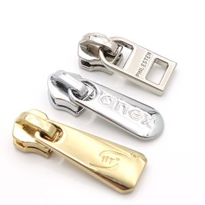 Tirette de <span class=keywords><strong>fermeture</strong></span> <span class=keywords><strong>éclair</strong></span> carrée en métal nickel mat avec logo personnalisé gravé, pour sacs à main - Product Image 6