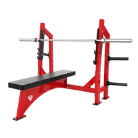 Banc plat multifonctionnel pour usage commercial - Machine d'entraînement de force et d'exercices abdominaux réglable Ydyfit NM0059