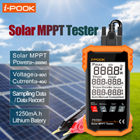 Equipo de Prueba de Detección de Voltaje/Corriente Máxima de Panel Solar Digital I-POOK PK59H, Protección IP65, Alta Precisión 2%, Rango de 0-2000W