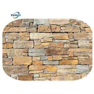 Culture Stone Decorative Panel Nature Exterior Wall cement stacked Stone