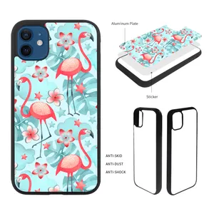 TPU 2D Blank Sublimation Printing Cell Mobile Phone Case Back Cover For Iphone 15 / 14 / 12 / 12 mini / 12 Pro max