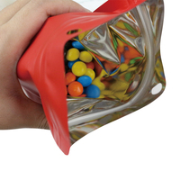 Échantillon gratuit Sacs en plastique Doypack personnalisés noir mat blanc Pochette debout en feuille d'aluminium à fermeture éclair pour aliments pour animaux domestiques avec fermeture éclair en Mylar