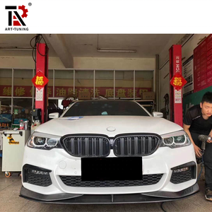 Ac <span class=keywords><strong>style</strong></span> In Fibra di Carbonio splitter Anteriore Labbro del paraurti per <span class=keywords><strong>bmw</strong></span> 5 Serie G30 530i 540i m sport 17-up - Product Image 3