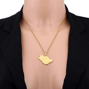 แฟชั่นซาอุดิอาระเบียพร้อมสร้อยคอจี้ชื่อเมืองสำหรับผู้หญิงเด็กผู้หญิงเครื่องประดับสแตนเลสของขวัญวันเกิดของงานเลี้ยงวันเกิด - Product Image 5