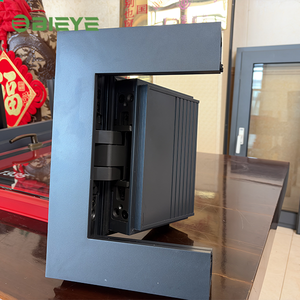 Porte d'entrée moderne personnalisable en alliage d'aluminium avec système de verrouillage multipoints pour villa et résidence - Product Image 3