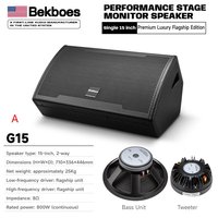 Bekboes  Haut-parleur de monitoring professionnel 12/15 pouces 600-800 Watts