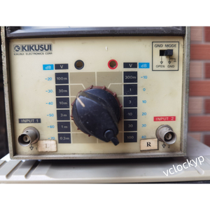 Voltímetro de CA de Banda Ancha de Doble Entrada Kikusui AVM23 Usado - Product Image 4