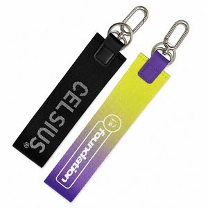 Custom Women Cute Foam Woven Printed Logo Polyester Zinc Alloy Short Wrist Lanyard for Keys Holder - Product Image 1