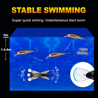 HONOREAL HNTG010 85mm 29g UV évier profond halco laser pro de pêche dur minnow leurres