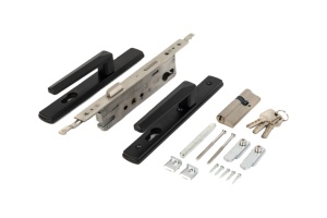 Khóa cửa nhựa PVC an toàn màu đen vàng cao cấp, nhà cung cấp Châu Âu, bộ khóa cửa nhôm cho cửa sổ - Product Image 6