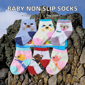 Calcetines de Algodón para Bebés, Niños y Niñas, con Diseño de Auto, Antideslizantes, con Logotipo Personalizado, Accesorios para Bebés al por Mayor - Product Image 2