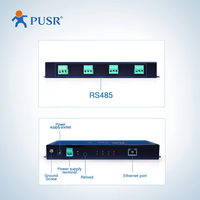 Convertidor Ethernet RS485 de 1 Puerto PUSR, Servidor Serial, Modbus, Computación en Borde Ethernet, Cliente MQTT TCP, DC 9-24V, Certificado CE/FCC/ROHS