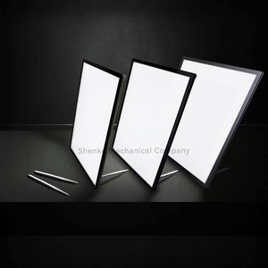 Soporte de Letrero con Marco de Hierro |   Marco Luminoso con Caja de Luz de 50x70cm, Portátil, de Pie, <span class=keywords><strong>para</strong></span> Pósteres <span class=keywords><strong>Luminosos</strong></span> en Ferias Comerciales y Señalización Empresarial - Product Image 2