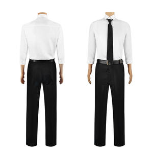 Disfraz de <span class=keywords><strong>Cosplay</strong></span> de Denji de <span class=keywords><strong>Chainsaw</strong></span> <span class=keywords><strong>Man</strong></span> Temporada 2, Peluca, Zapatos, Muñeco del Diablo Pochita, Gorro Suave, Cinturón, Traje, Uniforme para Fiesta de Halloween - Product Image 3