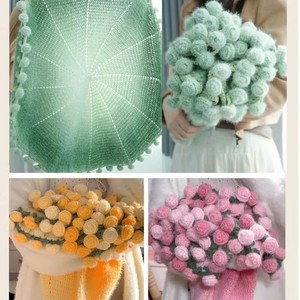 Gradient Crochet Yarn Ball 200g Spun Acrylic Fancy Yarn For Blanket Hat Scarf Crafting - Product Image 4