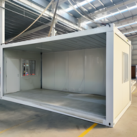 Maison mobile préfabriquée et imperméable à l'eau Maison mobile pliante portable Maison de vie en conteneur pliable préfabriquée 1 chambre à coucher bon marché