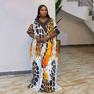 Nouvelle Robe Décontractée Ample Style Ethnique pour Fête, Tendance 2026, Élégante Imprimée pour Femme, Grande Taille, en Polyester Infroissable - Product Image 4