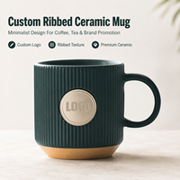 Mug en céramique personnalisé finition mate nordique, écologique, mugs à café de luxe avec logo, cadeaux d'entreprise