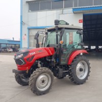 Traktor Pertanian Roda Empat Multifungsi TAVOL 50HP 70HP 4WD dengan Kabin dan Gearbox AC