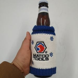 Bira şişe soğutucu örgü kazak şişesi ile özel logo - Product Image 1