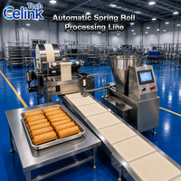 Machine automatique commerciale pour la fabrication d'omelettes et de rouleaux de printemps, ligne de production industrielle de rouleaux d'œufs fourrés, SUS304