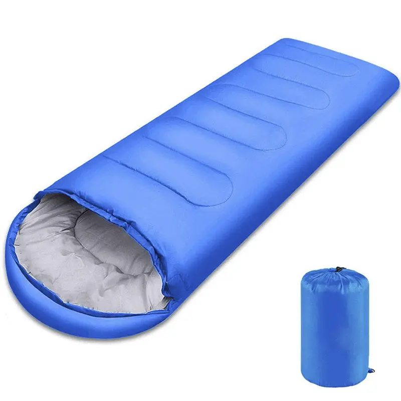 2023 New Factory envelope sleeping gear outdoor camping equipment thickened adult cotton winter sleeping bag