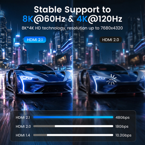 Cable HDMI de Fibra Óptica SYONG 8K, 48Gbps, Cable HDMI 2.1 Largo, 8K60Hz, 4K120Hz Ultra HD <span class=keywords><strong>HDR</strong></span> para PS5 4 3/<span class=keywords><strong>Xbox</strong></span>/TV/Monitor/Laptop 5M 10M - Product Image 4