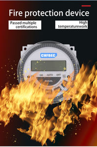 Temporizador Digital LCD TM619 AC220V 230V 240V 16A 30A, <span class=keywords><strong>Interruptor</strong></span> de Tiempo Programable con Relé, Programación Semanal, Funcionamiento de 24 Horas - Product Image 5