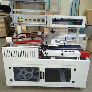 BF-450 + BSE-4522N tự động tốc độ cao Giấy bóng kính phim đông lạnh gà phần thu nhỏ máy đóng gói - Product Image 1