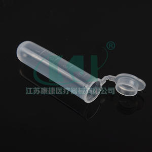 หลอดปั่นเหวี่ยงพลาสติกแบบก้นกลม/ก้นแหลม ขนาด 0.2 มล./0.5 มล./1.5 มล./2 มล./5 มล./10 มล. วัสดุ PP ฝาสีน้ำเงิน ความจุ 50 มล. หลอด EP - Product Image 2