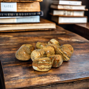 หินแจสเปอร์ทรงกลมแบบธรรมชาติสำหรับตกแต่งบ้านตามหลักฮวงจุ้ยและพื้นที่สไตล์พุทธ - Product Image 5