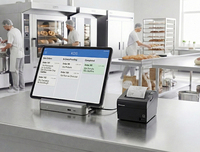 Nueva Tableta Android NFC de 11.97 Pulgadas con Softpos, Pago por Contacto, Capacitiva, GSM, para Pedidos en Restaurantes, Pago, ODM, POS, con Base de Carga