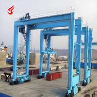 Grue portique RTG la plus vendue pour conteneurs à pneus en caoutchouc, 25T, 30T, 40T, 50T, 60T, 70T, pour la manutention portuaire efficace