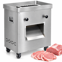 Trancheuse verticale pour bœuf et porc, idéale pour les boucheries et l'industrie agroalimentaire
