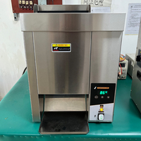 Machine à pain électrique pour hamburger Grille-pain de table Grille-pain en acier inoxydable Grille-pain pour hamburger