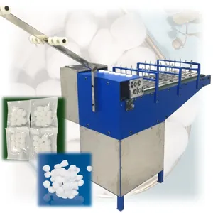 Máquina automática de bolas de algodão para fabricação de bolas de algodão, máquina enroladora de bolas de fio de algodão para venda
