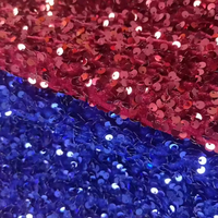 Tissu en velours à paillettes de Noël, 100% polyester, super doux, couleur personnalisée, pour robe
