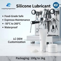 Lubrifiant en silicone de qualité alimentaire certifié NSF H1 SGS avec huile de base pour les machines de boissons et d'emballage