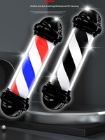Lampe LED Cylindrique Murale Extérieure Étanche à Haute Luminosité Rotative pour Salon de Coiffure et Barbier - Modèle M. Zhou