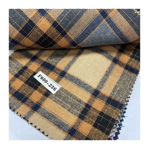 Kain-tela de franela a cuadros para camisa, algodón <span class=keywords><strong>y</strong></span> 100/<span class=keywords><strong>d</strong></span>, teñida - Product Image 3