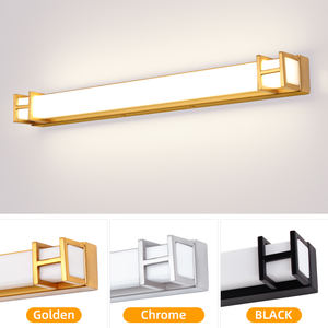 High Quality Modern Bedroom <b>Bedside</b> LED <b>Wall</b> Lamp Touch Control IP44 Rated Stainless Steel & Crystal Gold Finish 3-Year Warranty - Product Image 3