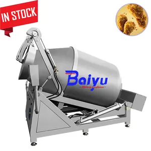 Baiyu Industrial Meat Salting Machine Vacuum Chicken Making Roller Tumbler