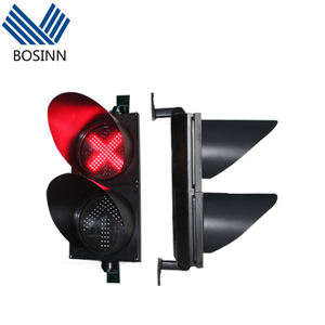 Cruz Roja Flecha <span class=keywords><strong>Verde</strong></span> LED Lámpara de Señal 200mm LED Semáforo Indicador Luces de Señal Estación de Peaje Estacionamiento Olla - Product Image 2