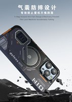 Nouvelle conception d'anneau magnétique TPU+PC pour coque de téléphone portable 16/15 Pro Max avec protection antichoc