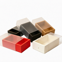 Boîte d'emballage pliable auto-érectible en gros, plusieurs tailles, en carton kraft/noir/blanc, pour bougies et cadeaux, matériaux recyclés