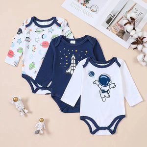 Mameluco infantil con patrón de coche para bebé, mameluco de manga larga de algodón, conjunto de 3 piezas para bebés recién nacidos de 0 a 1 años - Product Image 6