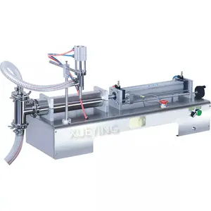 Pneumatic single head liquid filling machine, horizontal filling machine, piston filling machine