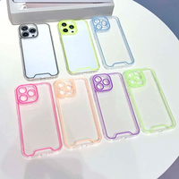 Coque transparente pour téléphone portable lumineuse, avec lumière nocturne, pour iPhone 16 15 13 12 14 11 Pro Max Plus, en silicone transparent et lumineux