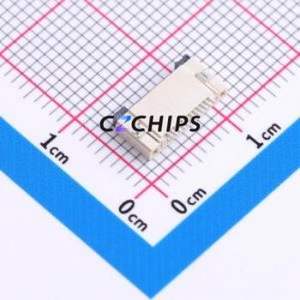 XW0520012-120R-001 FFC/FPC Connector SMD,P=0.5mm,Horizontal Mount Connector Flip Cover Type Bottom Contact 12P 0.5mm - Product Image 2